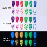 Luminous Neon Reflective Liner Gel Set